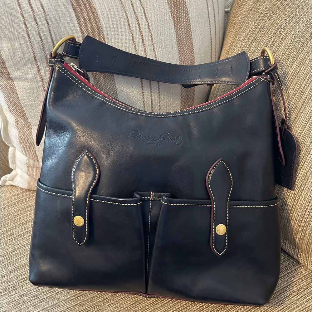 Dooney & Bourke Florentine Lucy Shoulder Bag in Navy